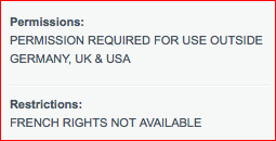 French Rights not available